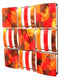 Walls Metal Wall Decor 24'.5" X 2'.5" X 24'.5" Copper, Red And Gold Metal 9-Panel Square Wall Decor 4508 HomeRoots
