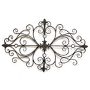 Walls Metal Wall Decor - 25" X 0.5" X 36" Black Traditional Scroll Wall Decor HomeRoots
