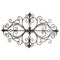 Walls Metal Wall Decor - 25" X 0.5" X 36" Black Traditional Scroll Wall Decor HomeRoots