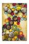 Walls Metal Wall Decor - 26" X 4" X 18" Metallic Multi Color Metal Small Vertical Wall Panel With D Metal Circles HomeRoots