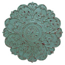 Walls Metal Wall Decor - 27" X 1.18" X 27" Shabby Medallion Wall Decor HomeRoots