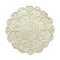 Walls Metal Wall Decor - 27" X 1.18" X 27" Shabby White Medallion Wall Decor HomeRoots