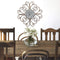 Walls Metal Wall Decor - 28" X 0.5" X 28" Bronze Scroll Medallion Wall Decor HomeRoots