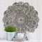 Walls Metal Wall Decor - 28" X 0.75" X 28" Gray Medallion Wall Decor HomeRoots