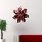 Walls Metal Wall Decor - 29" X 2" X 29" Burgundy, Copper And Brown Metal Large Flower Wall D√©cor HomeRoots