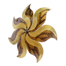 Walls Metal Wall Decor - 29" X 2" X 29" Gold, Copper, Brown Metal Large Flower Wall Decor HomeRoots