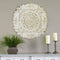 Walls Metal Wall Decor - 30.5" X 0.5" X 30.5" White European Medallion Wall Decor HomeRoots