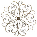 Walls Metal Wall Decor - 30.5" X 0.75" X 30.5" Bronze Metal Wall Decor HomeRoots