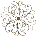 Walls Metal Wall Decor - 30.5" X 0.75" X 30.5" Bronze Metal Wall Decor HomeRoots