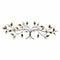 Walls Metal Wall Decor - 31.89" X 1.18" X 10.63" Over The Door Blowing Leaves Wall Decor HomeRoots