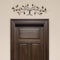 Walls Metal Wall Decor - 31.89" X 1.18" X 10.63" Over The Door Blowing Leaves Wall Decor HomeRoots