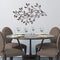 Walls Metal Wall Decor - 32" X 1" X 20" Multi-color Blowing Leaves Wall Decor HomeRoots