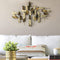 Walls Metal Wall Decor - 35.5" X 2" X 23.5" Multi-color Modern Mosaic Wall Decor HomeRoots