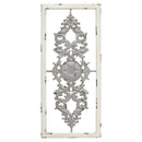 Walls Metal Wall Decor - 36" X 0.63" X 16" Gray Scroll Panel Wall D√©cor HomeRoots