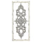 Walls Metal Wall Decor - 36" X 0.63" X 16" Gray Scroll Panel Wall D√©cor HomeRoots