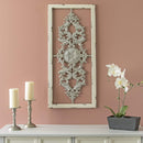 Walls Metal Wall Decor - 36" X 0.63" X 16" Gray Scroll Panel Wall D√©cor HomeRoots