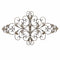 Walls Metal Wall Decor - 36" X 0.75" X 21.75" Champagne Ornate Scroll Wall Decor HomeRoots
