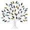 Walls Metal Wall Decor - 36" X 1.75" X 33" Multi-color Whimsical Tree Wall Decor HomeRoots