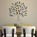 Walls Metal Wall Decor - 36" X 1.75" X 33" Multi-color Whimsical Tree Wall Decor HomeRoots