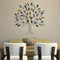 Walls Metal Wall Decor - 36" X 1.75" X 33" Multi-color Whimsical Tree Wall Decor HomeRoots