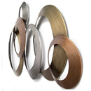 Walls Metal Wall Decor - 37.25" X 2" X 20" Multi Metallic Rings Wall D√©cor HomeRoots