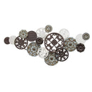 Walls Metal Wall Decor - 37.5" X 1.5" X 17.5" Antique Medallion Cluster Wall Decor HomeRoots