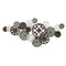 Walls Metal Wall Decor - 37.5" X 1.5" X 17.5" Antique Medallion Cluster Wall Decor HomeRoots