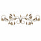 Walls Metal Wall Decor - 37.5" X 1" X 10.5" Antique Gold Vintage Scroll Wall Decor HomeRoots