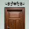 Walls Metal Wall Decor - 38" X 0.75" X 9" Black Enchanting Over The Door Wall Decor HomeRoots