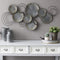 Walls Metal Wall Decor - 41" X 1.5" X 20" Galvanized Plates Wall Decor HomeRoots