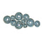 Walls Metal Wall Decor - 50.5" X 3" X 23.25" Distressed Blue Decorative Waves Metal Wall Decor HomeRoots