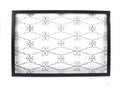 Walls Metal Wall Decor - 63.25" x 43.13" x 1" Black, Wooden, Framed Metal - Wall Decor HomeRoots