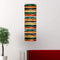 Walls Metal Wall Decor - 8" X 2'.75" X 24'.5" Gold, Green And Copper Metal Vertical 3-Panel Metal Wall Decor HomeRoots