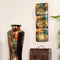 Walls Metal Wall Decor - 8" X 2'.75" X 24'.5" Turquoise, Copper And Bronze Metal Vertical 3-Panel Metal Wall Decor HomeRoots