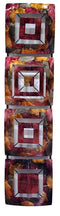 Walls Metal Wall Decor - 8" X 2'.75" X 32'.5" Burgundy, Copper And Brown Metal Vertical Panel Wall Decor HomeRoots
