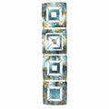 Walls Metal Wall Decor - 8" X 2'.75" X 32'.5" Turquoise, Copper and Bronze Metal Vertical Panel Wall Decor HomeRoots
