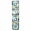 Walls Metal Wall Decor - 8" X 2'.75" X 32'.5" Turquoise, Copper and Bronze Metal Vertical Panel Wall Decor HomeRoots