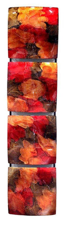 Walls Metal Wall Decor - 8" X 2'.75" X 32" Copper, Red And Gold Metal Vertical Panel Wall Decor HomeRoots