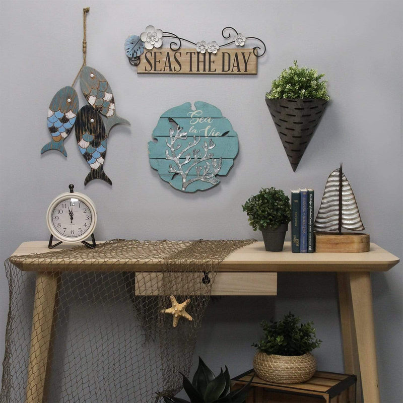 Walls Metal Wall Decor - Sea La Vie Wall Decor HomeRoots
