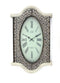 Walls Modern Wall Clock - 20" x 30.5" x 2.5" Brown & White, Vintage - Wall Clock HomeRoots