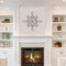 Walls Modern Wall Decor - 23.43" X 0.39" X 23.43" Espresso Traditional Scroll Medallion Wall Decor HomeRoots