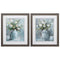 Walls Picture Frame Collage Wall - 24" X 28" Distressed Wood Toned Frame Country Bouquet (Set of 2) HomeRoots