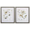 Walls Picture Frame Collage Wall - 24" X 28" Woodtoned Frame Translucent Garden (Set of 2) HomeRoots