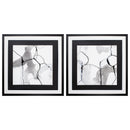 Walls Picture Frame Collage Wall - 30" X 30" Dark Wood Toned Frame Modulate (Set of 2) HomeRoots