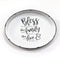 Walls Rustic Wall Decor - 20.47" X 1.77" X 15.55" White Bless, Family And Love Plate Wall D√©cor HomeRoots
