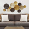 Walls Rustic Wall Decor - 25.5" X 2.36" X 52.15" Multi Circles Wall Decor HomeRoots