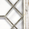 Walls Rustic Wall Decor - 39.37" X 1.18" X 19.69" Distressed White Window Panel Wall Decor HomeRoots