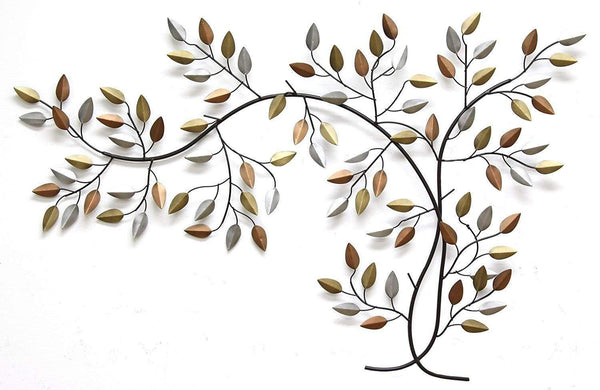 Walls Rustic Wall Decor - 39.96" X 0.5" X 26.97" Bronze Tree Branch Wall Decor HomeRoots