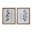 Walls Wall Art Decor - 32" X 1" X 20" 2Pcs Botanical Art HomeRoots