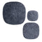 Walls Wall Decor Ideas - 1" x 14" x 14" Gray Sandstone, Ribbed Square - Wall Decor HomeRoots